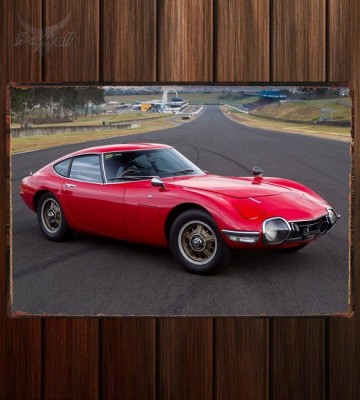 Металлическая табличка Toyota 2000GT (MF10)